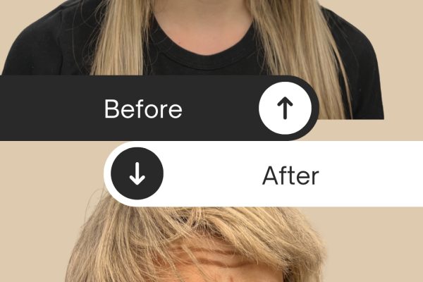 Gray Minimalist Skincare Before and After Instagram Story